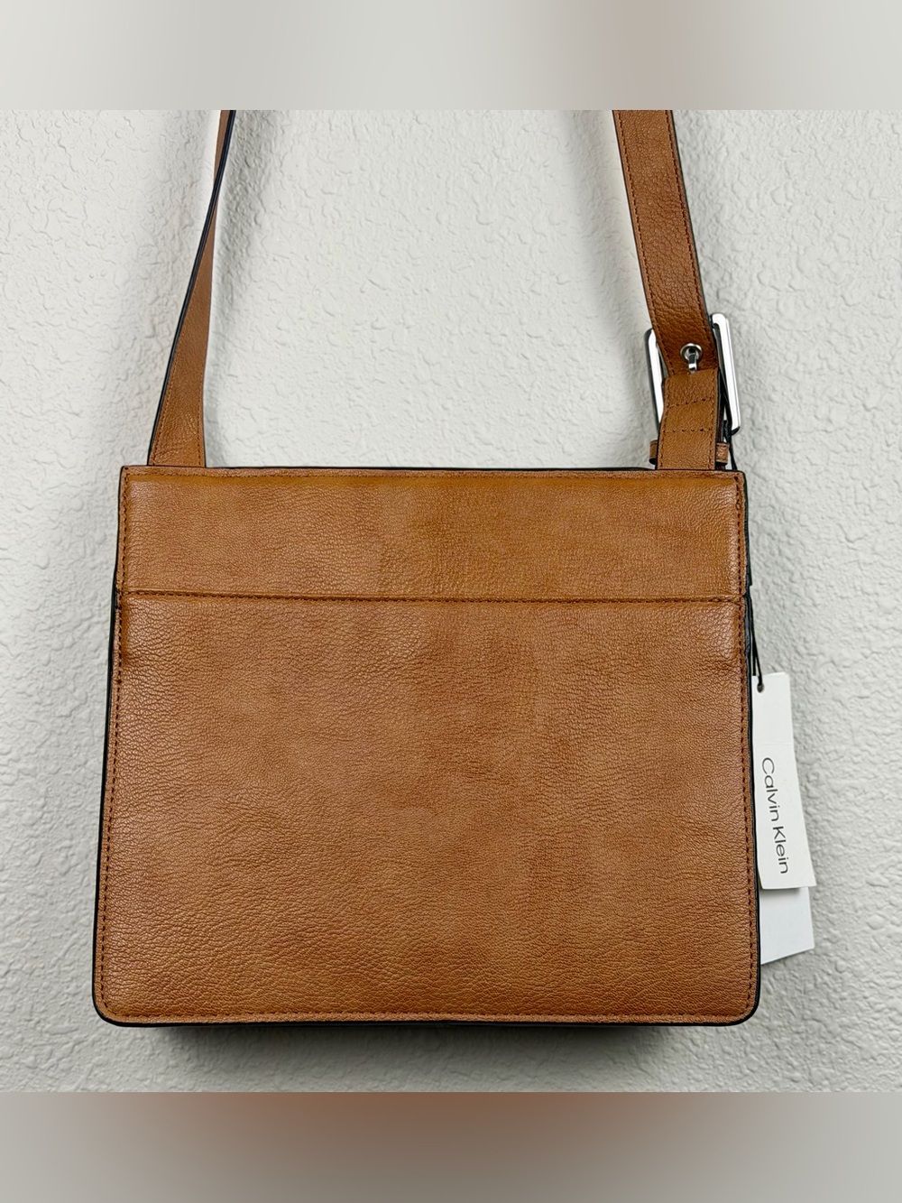 Calvin Klein Havana Novelty Organizational Crossbody Bag Caramel NEW With Tags - Picture 6 of 11